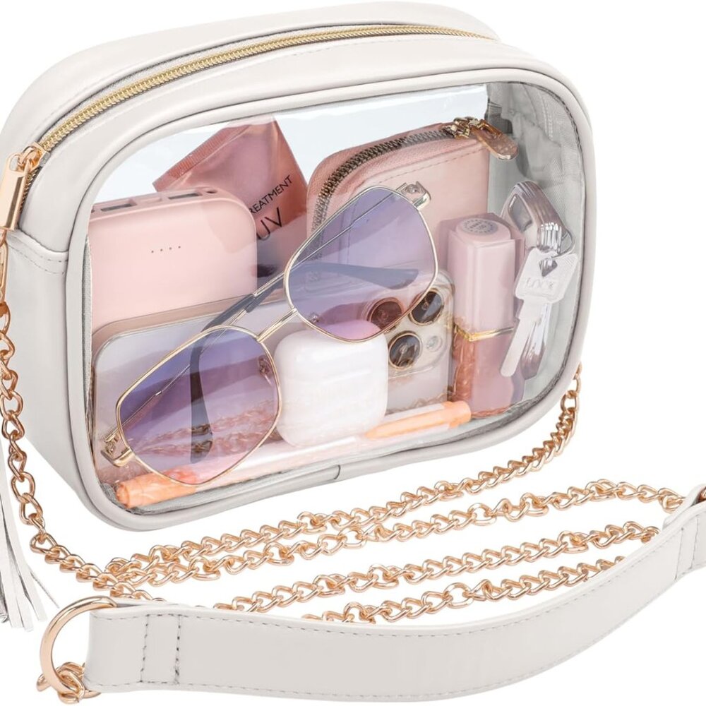 Clear Purses for Women Stadium Clear Bag Crossbody - Picture 1 of 9